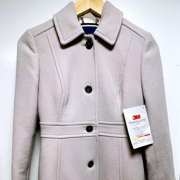 J.Crew Classic Lady Day Coat in Italian Double-Cloth Wool w/ Thinsulate® NWT OP - Picture 2 of 16